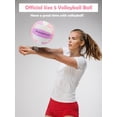 thumbnail image 2 of Estavanicen para voleibol, talla 5, interior y exterior, poliuretano, rosa y morado, 2 of 7