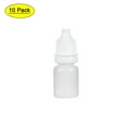 thumbnail image 1 of Uxcell Botella de Goteo de Plástico Blanca de 0.17 oz Vacía y Pequeña con Boca Squeezable 10 pcs, 1 of 6
