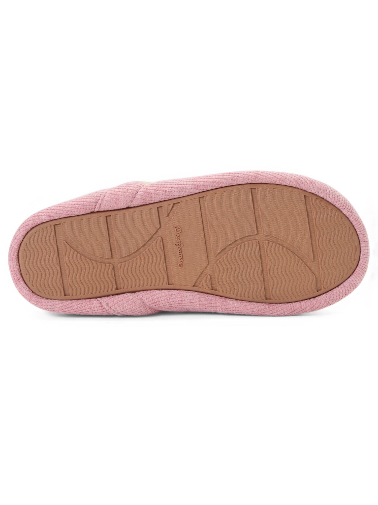 Dearfoams Cozy Comfort Women's Travel Jersey Knit Slipper Socks