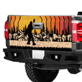 thumbnail image 2 of Lotusprinthandmade Bigfoot Tailgate Wrap 2 Sizes (24"x58"), Bigfoot in Forest Tailgate Wrap, bigfoot truck decal, 2 of 5