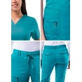 thumbnail image 5 of Adar Pro Breakthrough Plus Scrub Set For Women - Enhanced V-Neck Top & Multi Pocket Pants - 4400 - Teal Blue - L, 5 of 7