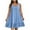 Blue, variant on Mgmyaa Womens Plus Size Summer Tank Dresses Casual Sleeveless Tshirt Sundress Beach Cover Up Loose Ruffle Midi Dress L-5XL