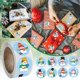 thumbnail image 2 of Paquete de etiquetas adhesivas decorativas de Navidad 1 rollo de 500 pegatinas para decoraciones de fiestas navideñas, 2 of 7