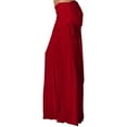 thumbnail image 1 of Jogger Pants Women Ladies'solid Color Wide Leg Athletic Pants with Belt Mid Rise Dance Trousers Womens Linen Pants Red XXXXL, 1 of 4