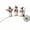 A, variant on Rirozkan Ghost Garden Stake, Metal Halloween Lawn Ornament, Weatherproof Easy Insert Ground Stake for Garden, Yard, Pathway, Walkway, Outdoor