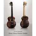 thumbnail image 3 of Ukelele Caramel TEG91 Cuteway Ebony Glossy Tenor Acústico/Eléctrico, 3 of 7