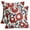 Navy Blue Red, variant on Navy Blue Red Floral Pillow Covers 20x20 Set of 2 4th of July Boho Flower Pattern Decorative Throw Pillowcases Outdoor Rustic Farmhouse Square Cushion Cases Decor for Home Couch Sofa Bed