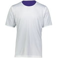 thumbnail image 5 of Augusta Sportswear S Boys Short Sleeve Mesh Reversible Jersey Purple/White 1603, 5 of 7