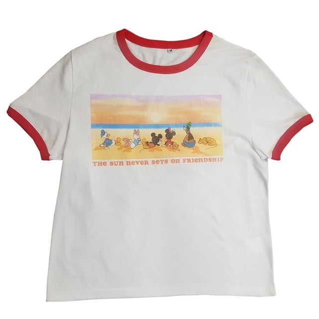 Playera Disney Talla G Blanco