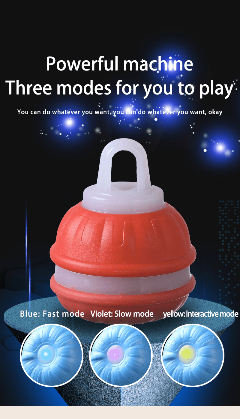 Interactive Dog Toys Ball, Fun Moving Motion Activated Dog Ball Toys to Keep Them Busy, Rechargeable Smart Automatic Rolling Dog Ball for Small Puppy Dogs