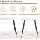 thumbnail image 4 of Mesa de Comedor Marble para 4 a 6 Personas 110CM Mesa de Cocina Rectangular con Patas de Dorado,Moderno FurnitureR MESA DE COMEDOR MODERNO, 4 of 8