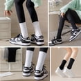 thumbnail image 2 of LOOIKOOS 10 Pairs Crew Socks for Women, Womens Crew Socks Lightweight Thin Long Socks with Arch Support High Socks Women Casual Socks Black, 2 of 7