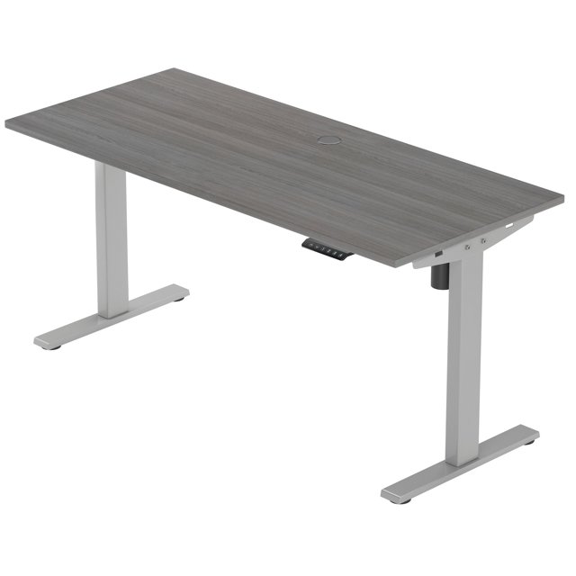 PROGRESSIVE DESK Standing Desk 48x30 - Electric Adjustable Height Stand Up Desk - One Piece Top
