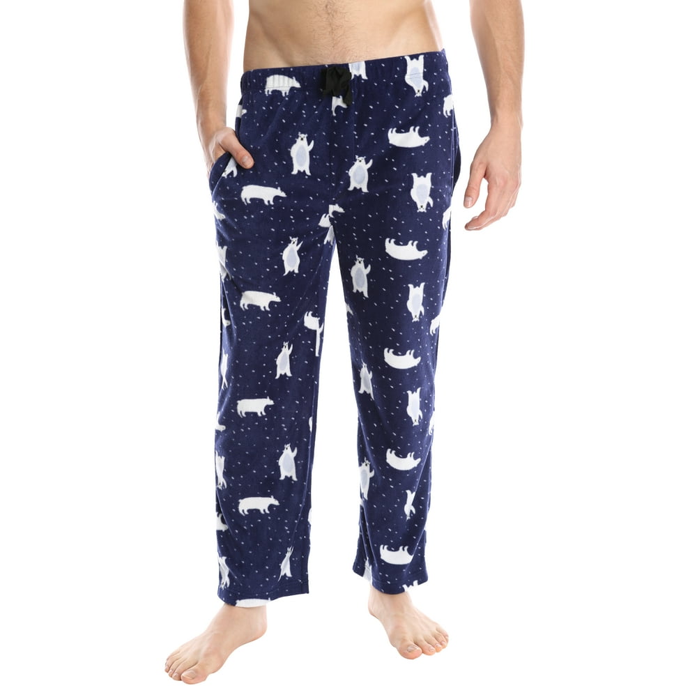 Mr. Sleep - Mr. Sleep Adult Men's Fleece Fuzzy Drawstring PJ Pajama ...
