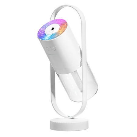 

OWSOO 200ml Rotary Humidifier Nano Fine Mist Silent Humidification Fresh Air Moist Skin Colorful Night