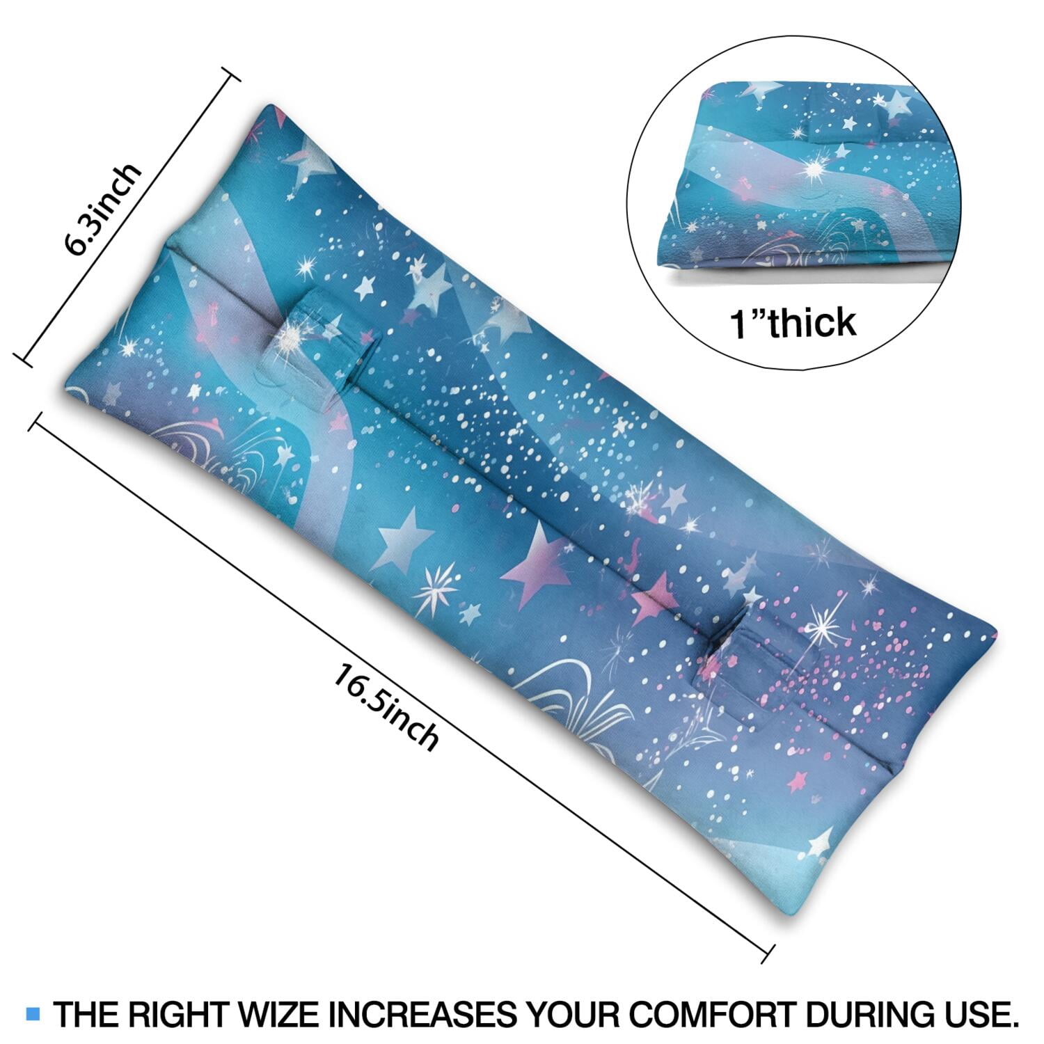 Nebula Cosmic Mastectomy Pillow for Car - Sci-Fi Lovers Themed Seatbelt Cushion