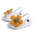 thumbnail image 2 of ZACPNCV Baby Soft Sole Walking Shoes Sunflower Design Newborn Crib Sandals Toddler Breathable First Walkers Summer, 2 of 9