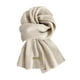 thumbnail image 3 of Bufanda para mujer y hombre, bufanda para mujer, regalo de aniversario informal, bufanda larga y gruesa, bufanda de punto Beige, 3 of 8