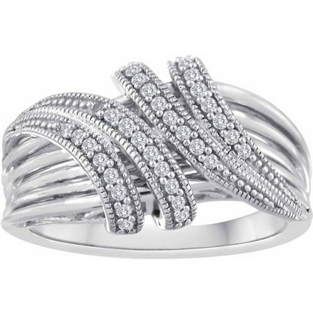 1/5 Carat T.W. Diamond Sterling Silver Fashion Ring