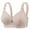 Gray Bra for Women, variant on Plus Size Wireless Flower Print Bra with Chest Padding, Elegant Wave Design for Everyday Comfort, Daily Wear Lingerie #Pink,42