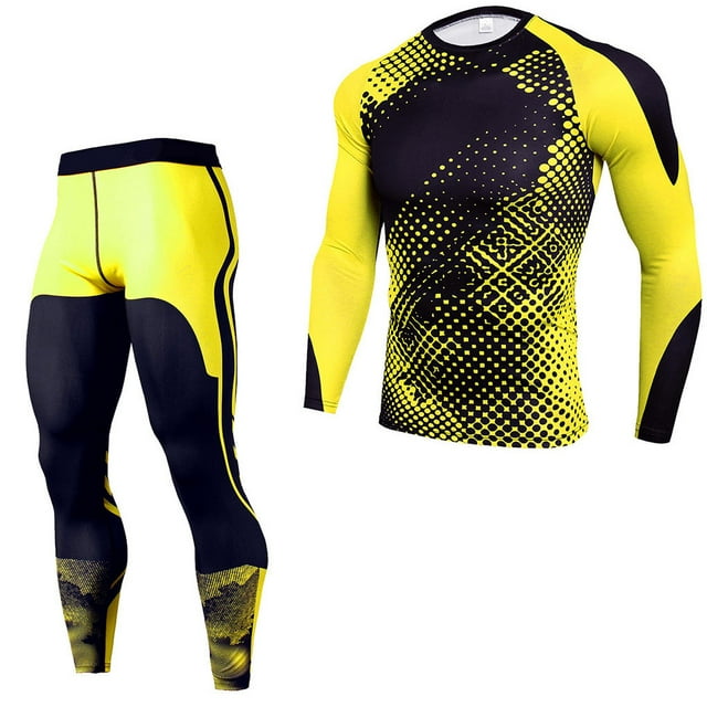 Jumpingount SportsWear Hombre Fitness Sudadera Ropa Ejercicio Jogging Deportes Baloncesto Shape-wear Equipo Estirable Conjuntos conjuntos de ropa Traje TK175 METRO Jumpingount AP013596-06