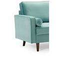 thumbnail image 4 of Uspridefurniture Hazen 69.7'' Velvet Square Arm Sofa, Blue, 4 of 5