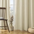 thumbnail image 1 of Juego de Cortinas de Lino de 96 Pulgadas de Largo, 2 Paneles para Sala de Estar, Cortinas filtrantes de luz de 96 Pulgadas de Largo, Cortinas de Sala de Estar de 96 Pulgadas de Largo, 1 of 8