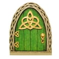 thumbnail image 2 of FNNMNNR Fairy Door Yard Art Sculpture Decoration Miniature Wooden Garden Door for Tree, 2 of 2