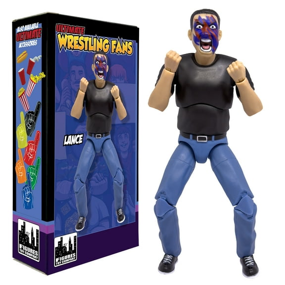 Ultimate Wrestling Crowd Fan Figures for WWE & AEW Action Figures: Lance