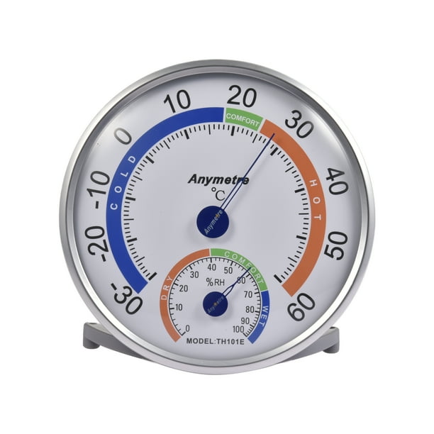 Outdoor/Indoor Thermometer Hygrometer Indoor Humidity Monitor Temperature  Humidity Gauge Meter with Fahrenheit/Celsius(℉/℃) for Humidors Greenhouse