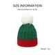 thumbnail image 2 of Gorro de invierno acanalado para mujer, gorro cruzado de punto grueso con pompón, gorro suave y cálido, 2 of 6