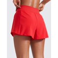 thumbnail image 2 of Pantalones cortos para correr CRZ YOGA de doble capa 2 en 1 para mujer, 2 of 4