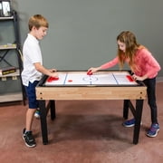 Sunnydaze 10-in-1 Multi-Game Table, Light Wood Look