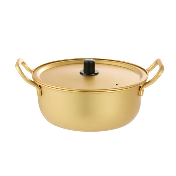 SHAPERME 14cm16cm18cm Korean Ramen Noodle Pot Korean Aluminum Pana Stockpot