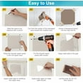 thumbnail image 7 of Drywall Repair Kit with 12"x12" Dry Wall Repair Panel, 33-in-One Drywall Patch Kit Wall Patch Repair Kit with Spackle, Mesh Tape, Putty Knives & Sanding Block for Wall Surface Ceiling Large Hole Fill, 7 of 7