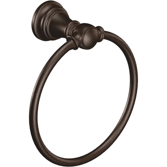 Moen YB8486ORB Weymouth Towel Ring in Oil Rubbed Bronze