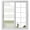 Green, variant on Sage Green Stripe Window Privacy Film, Modern Rustic Horizontal Green Striped Static Cling UV Sun Blocking Heat Control Window Tint, Non-Adhesive One Way Windows Privacy Cover 23.6''x59''