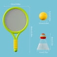 thumbnail image 3 of WINDLAND Tennis Racquet Set Kids Indoor Small Badminton Rackets with Shuttlecocks Balls, 3 of 14