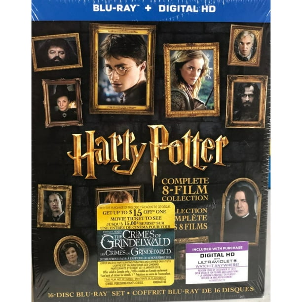 Harry Potter - Complete 8-Film Collection (2016 Edition) [DVD]: :  Movies & TV Shows