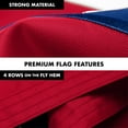 thumbnail image 5 of G128 Combo Pack: 6 Ft Tangle Free Aluminum Spinning Flagpole (Black) & Arkansas AR State Flag 3x5 Ft, Double ToughWeave Series Double Sided Embroidered 210D Polyester | Pole with Flag Included, 5 of 9