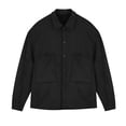 thumbnail image 1 of Puntoco Chaqueta Informal Holgada De Manga Larga Con Capucha Para Hombre Chaquetas De Abrigo Informales Sin Capucha De Manga Larga, 1 of 5