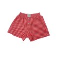 thumbnail image 5 of Rdhnmea Womens Plaid Shorts Button Contrast Color Elastic Waist Lounge Shorts, 5 of 7