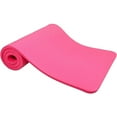 thumbnail image 2 of BalanceFrom GoCloud Extra Thick Non-Slip Yoga Mat, 71" x 24" with Carrying Strap and Knee Pad, Pink, 2 of 9
