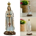 thumbnail image 2 of Elegant Fatima Holy Virgin Sculpture Religious Statue For Religious Art Lover Virgin Statue, 2 of 9