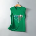 thumbnail image 5 of Midsumdr Womens Tank Tops 4th of July Fashion Vest Patriotic Loose Solid Color USA Flag Print Tank Tops, 5 of 6