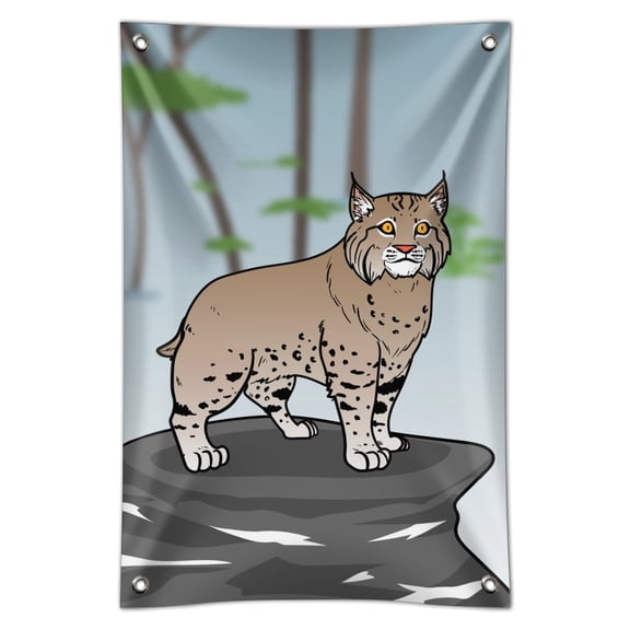 Bobcat Lynx Cat Home Business Office Sign
