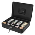 thumbnail image 1 of Caja de efectivo Flexzion con bandeja de dinero y cerradura para pequeñas empresas, 1 of 8
