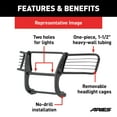 thumbnail image 2 of ARIES 1053 1-1/2-Inch Black Steel Grille Guard, No-Drill, Select Jeep Wrangler JL Fits select: 2018-2019,2021 JEEP WRANGLER UNLIMITED, 2 of 5