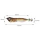 thumbnail image 3 of Señuelos de pesca con anzuelo de anzuelos de calamar con cebo de camarón de madera luminosa LED de 103mm (marrón), 3 of 5
