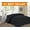 Black, variant on Elegant Comfort Ultra Plush Down Alternative Double-Filled Comforter , King/Cal King , Black